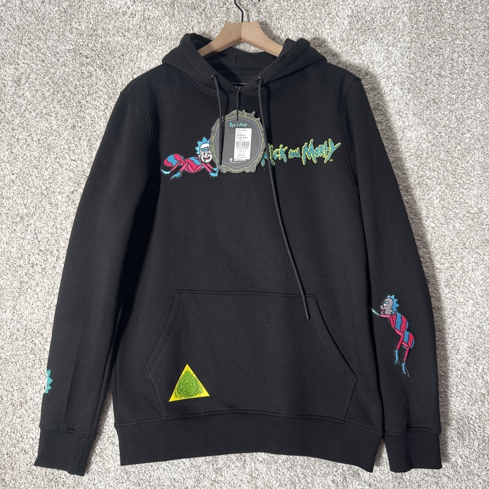 Rick and Morty Black M Hoodie